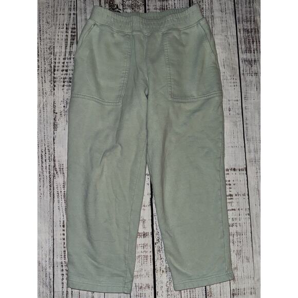 Rails Women’s Edna Light Seasfoam Crop Green Sweatpants Size M - Picture 1 of 5